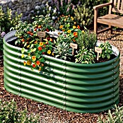 Vitavia Hochbeet Terra 630 (162 x 82 x 63 cm, Zincalume®, Seegras) | BAUHAUS
