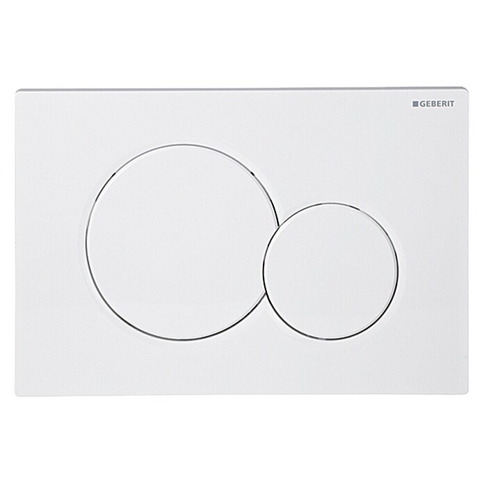Geberit Placa de accionamiento Sigma 01 (Blanco, 2 descargas)