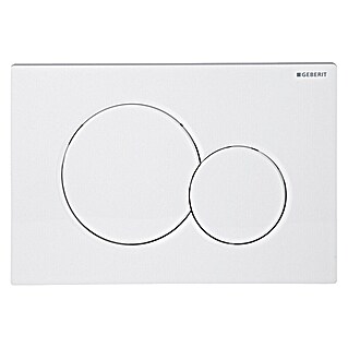 Geberit Bedieningspaneel Sigma 01 (Wit, 2 spoelstanden)