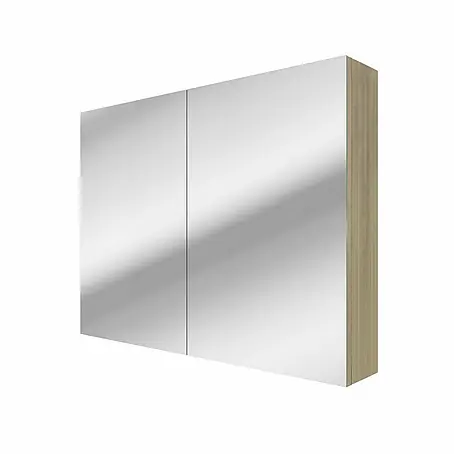 AcquaVapore  Spiegelschrank Fertigdusche City-SPS-B100-F09-LED-EBox