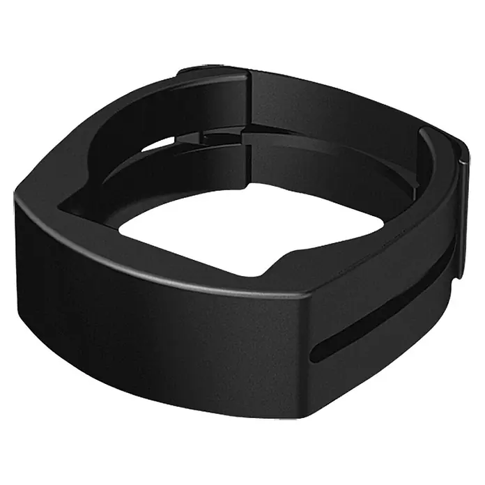 Alberts Fix-Clip pro - Anthrazit, Kunststoff, 3 Stk. - Schwarzer, quadratischer Lautsprecherständer zur sicheren Platzierung von Audio-Geräten. Ideal für Heimkino oder Musikgenuss.