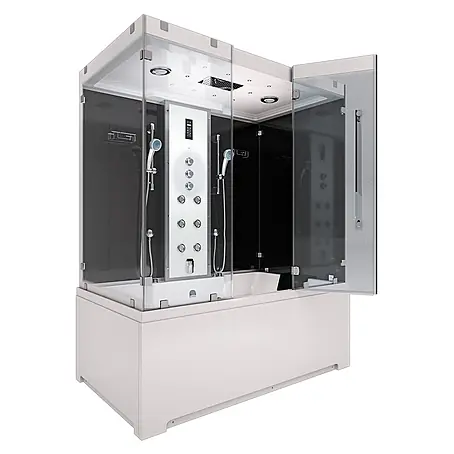 AcquaVapore  Komplettdusche Dampfdusche K80-SW-TH-C-EC