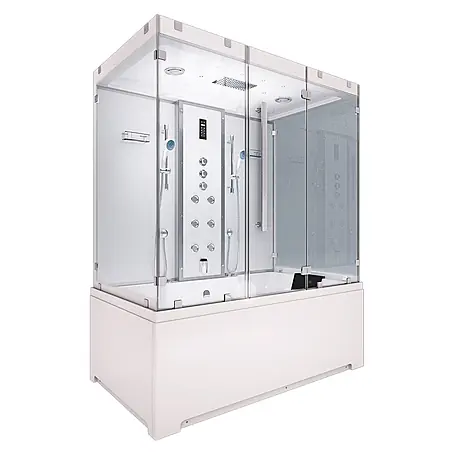 AcquaVapore  Komplettdusche Dampfdusche K80-WS-TH-B-EC