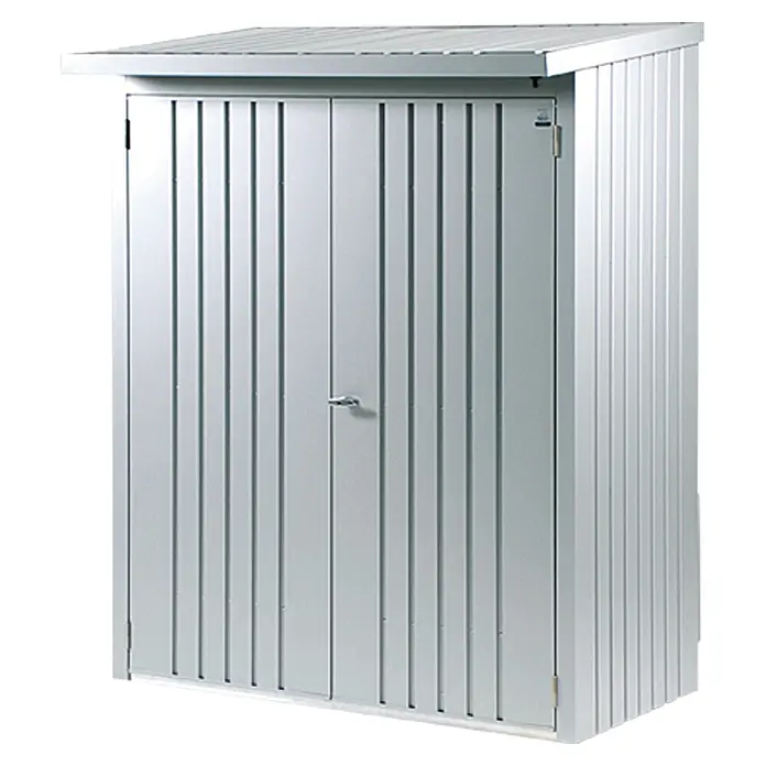 Biohort WoodStock Türpaket WoodStock - Passend für: Biohort Kaminholzlager WoodStock 150, Material: Stahl, Silber Metallic - Diagonale Ansicht