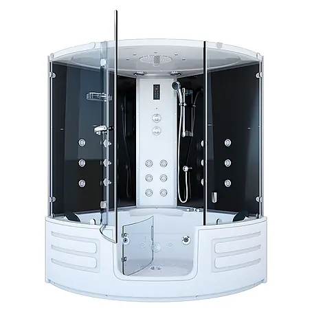 AcquaVapore  Komplettdusche Dampfdusche K70-SW-EH-SC