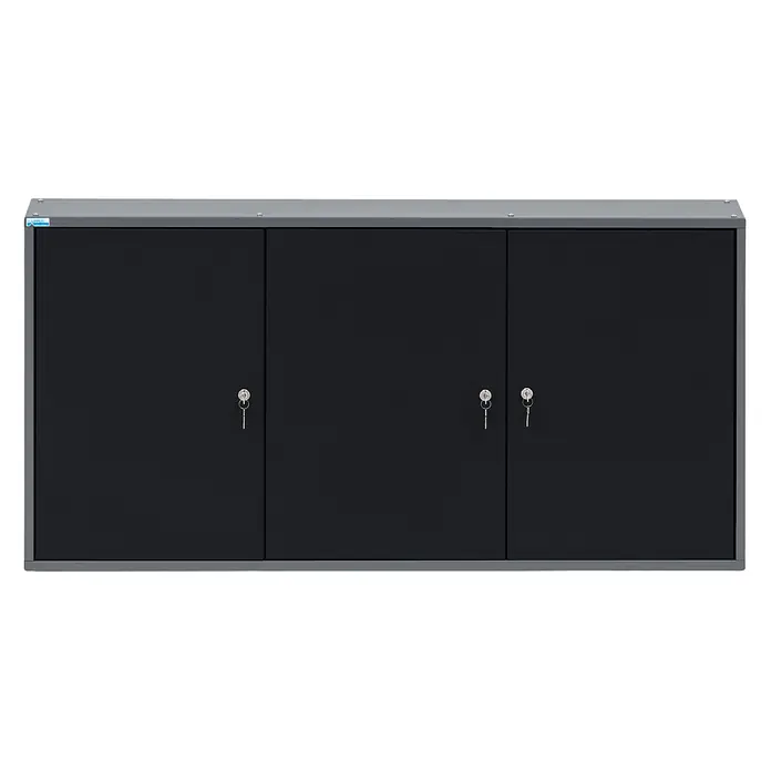 Küpper Hängeschrank - L x B x H: 19 x 120 x 60 cm, 18 Sichtboxen, Anzahl Türen: 3 Stk.