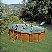 myPool Pool-Set Feeling (500 x 300 x 120 cm, 16.000 l, Holz)