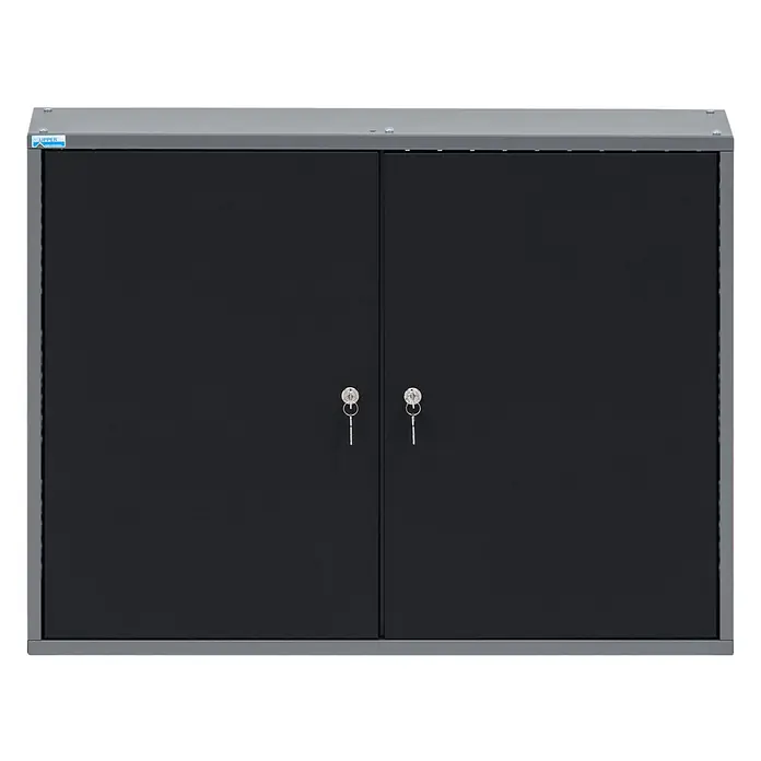 Küpper Hängeschrank - Schwarz/Anthrazit, L x B x H: 80 x 20 x 60 cm