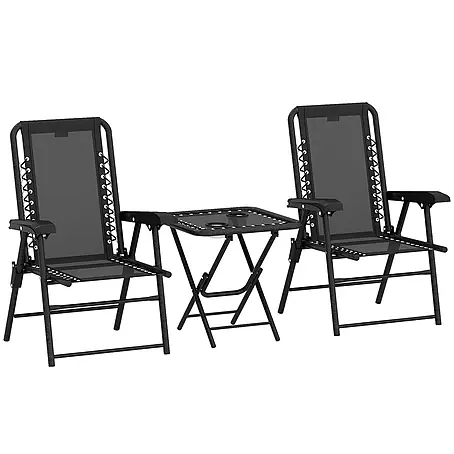 Outsunny  Gartentisch-Set