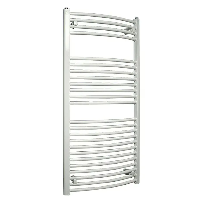 Admiral Radiador toallero Kairo - An x Al: 500 x 1.170 mm, Potencia calorífica a una temperatura de 75 °C (D: 50): 529 W - Imagen de un toallero blanco, ideal para cualquier baño. Calienta las toallas de forma rápida y eficiente.
