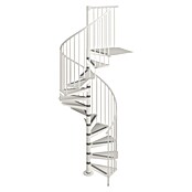 Scrigno Escalera de caracol Flow (Blanco, Diámetro: 120 cm, Altura de planta: 273 cm - 299 cm) | BAUHAUS