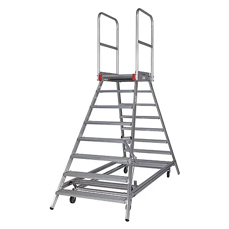 Euroline  Arbeitsplattform Premium Plattformleiter mit Standfläche