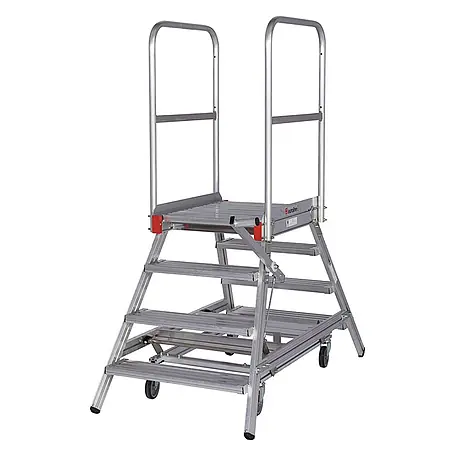 Euroline  Arbeitsplattform Premium Plattformleiter mit Standfläche