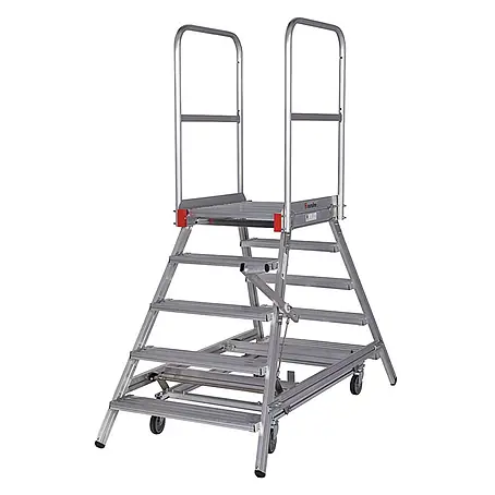 Euroline  Arbeitsplattform Premium Plattformleiter mit Standfläche