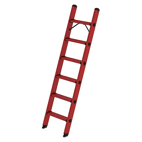 Munk  Anlegeleiter GFK- Stufen- Anlegeleiter mit 6 Stufen ohne Traverse
