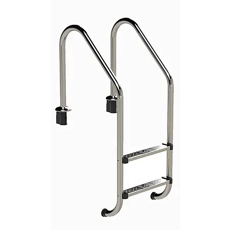 Ideal Eichenwald  Anlegeleiter Poolleiter Modell 56 Tiefbeckenleiter weite Ausladung Leiterlänge 694mm 2
