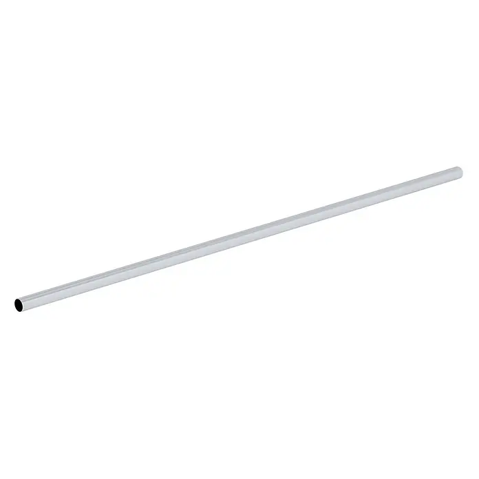 MUNK Schienenanlage aus Aluminium Ø30mm für Regalleitern 1500mm lang -  - Gerades, hohles, silbernes Metallrohr.