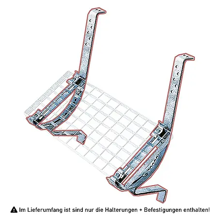 Iller Leiter  Dachleiter Aluminium-Leiter