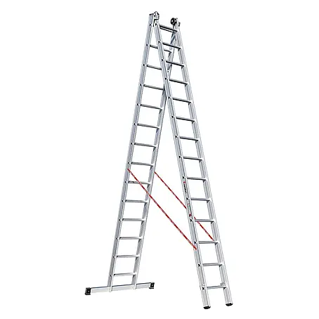 Euroline  Mehrzweckleiter Premium 306 Mehrzweckleiter 2x14 Sprossen