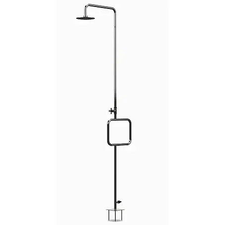 Ideal Eichenwald  Pooldusche Modell 70 Gartendusche Pacific mit Erddornen