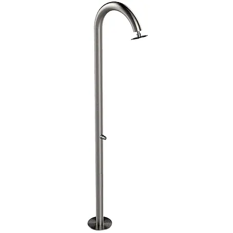 Ideal Eichenwald  Pooldusche Modell 35 Gartendusche Nemo Typ Selbstschlussventil geschliffen
