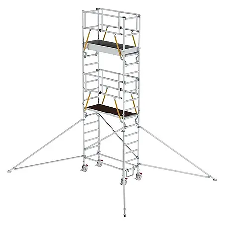 MUNK Rollgerüst SG mit Ausleger 0,75x1,80m Plattform 6,47m AH
