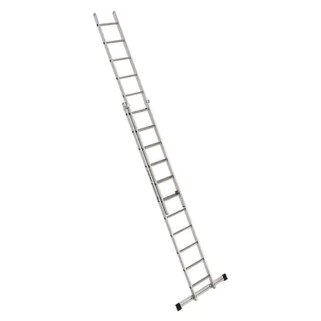 Euroline  Schiebeleiter 202 Schiebeleiter 2x11 Sprossen