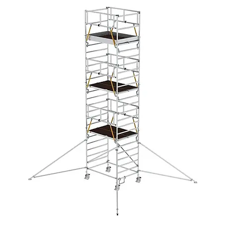 Munk  Rollgerüst Rollgerüst SG mit Doppelplattform 1,35x1,80m und Ausleger 8,43m AH