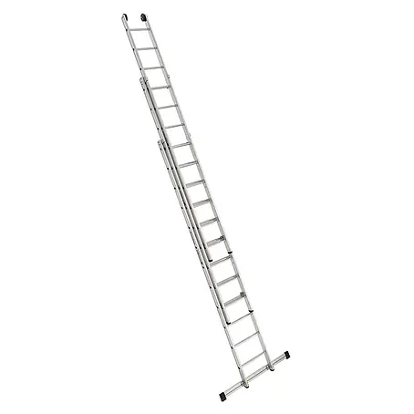 Euroline  Schiebeleiter Premium 303 Schiebeleiter 3x12 Sprossen