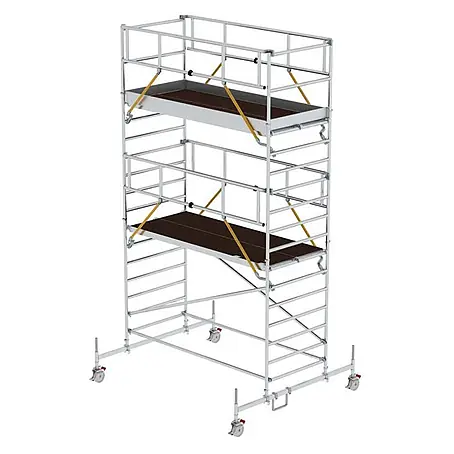 Munk  Rollgerüst Rollgerüst SG mit Doppelplattform 1,35x3,00m Plattform 6,66m AH