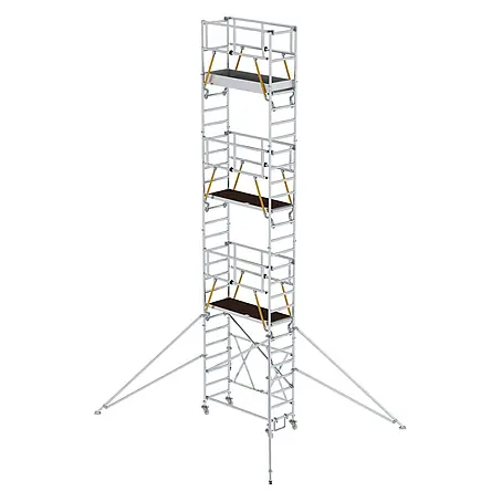 MUNK Klappgerüst SG 0,75x1,80m mit Ausleger und Sicherheitsgeländer 9,12m AH