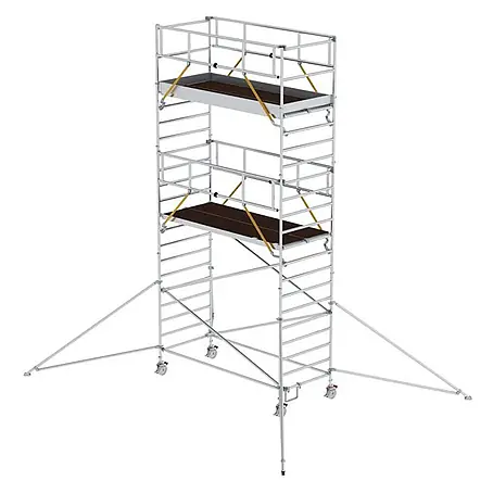 Munk  Rollgerüst Rollgerüst SG mit Doppelplattform 1,35x3,00m und Ausleger 7,59m AH