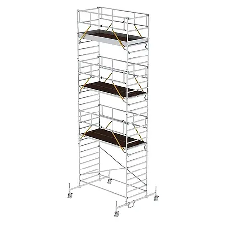 Munk  Rollgerüst Rollgerüst SG mit Doppelplattform 1,35x3,00m Plattform 9,74m AH