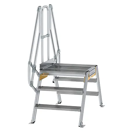 Munk  Treppenpodest Überstieg 60° inkl. einen Handlauf, Stufenbreite 800mm, 2x3 Stufen