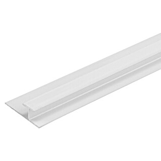 FibroTech Povezovalni profil (2.610 x 18 x 4,5 mm, Bela)