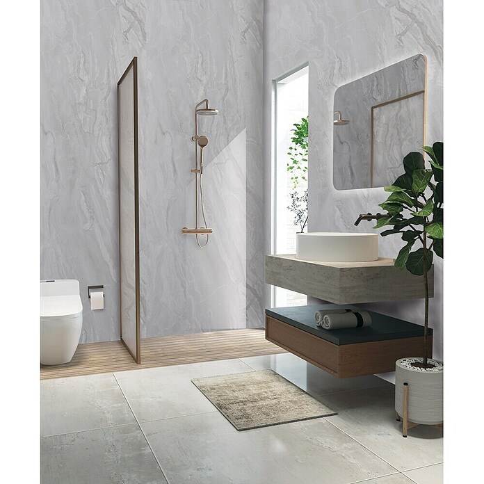 FibroTech Panel obloga  (100 x 260 cm, Siva) | BAUHAUS