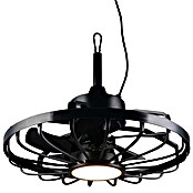 Trio Leuchten Stropni ventilator Oslo  (Ø x V: 51 x 42 cm, 20 W, Boja: Crna) | BAUHAUS