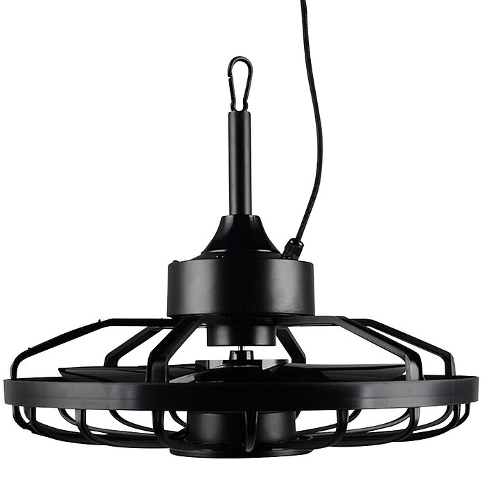 Trio Leuchten Stropni ventilator Oslo  (Ø x V: 51 x 42 cm, 20 W, Boja: Crna) | BAUHAUS