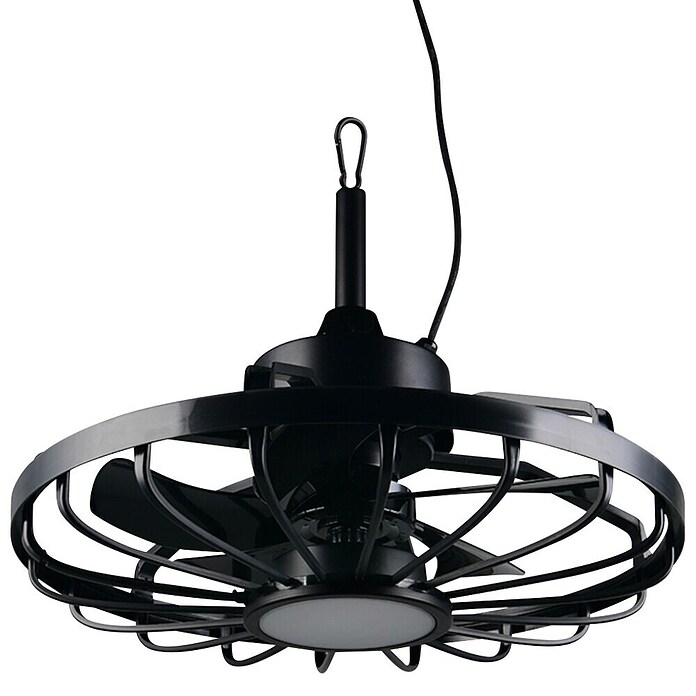 Trio Leuchten Stropni ventilator Oslo  (Ø x V: 51 x 42 cm, 20 W, Boja: Crna) | BAUHAUS