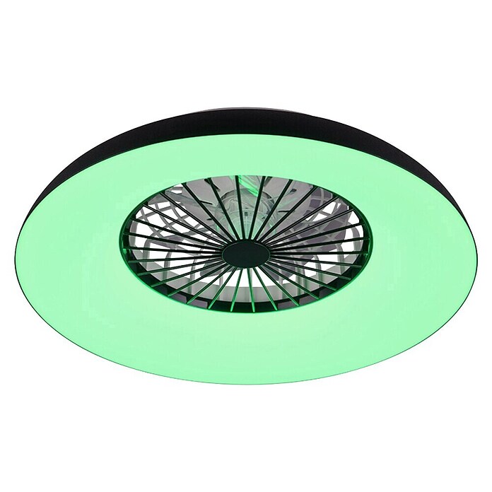Trio Leuchten Stropni ventilator Svaerholt  (Ø x V: 60 x 19,5 cm, 34 W, Boja svjetla: RGBW) | BAUHAUS