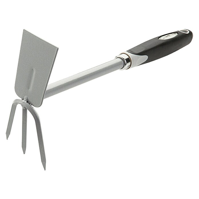 Gardol Dubbele handhak (Werkbreedte: 6,5 cm, 3 tanden, Korte steel)