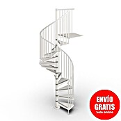 Scrigno Escalera de caracol Flow (Blanco, Diámetro: 120 cm, Altura de planta: 273 cm - 299 cm) | BAUHAUS