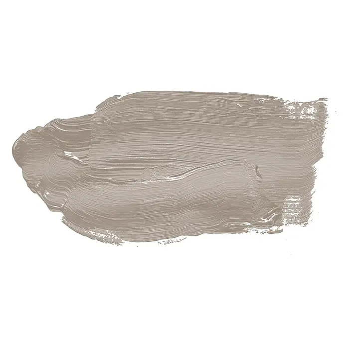 Tadessi Wandfarbe Kaffeecreme Mocha - Taupe, Matt, 5 l - Texturierter graubeiger Pinselstrich Farbe.