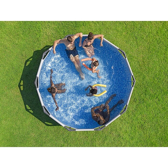 Bestway Montažni bazen Steel Pro Max  (Ø x V: 305 x 76 cm, 4.678 l) | 8323 - Pool mit Rohrgestell | ICIA - Pools | ICI - Pools & Zubehör | IC - Freizeit im Garten | I - Stadtgarten | BAUHAUS