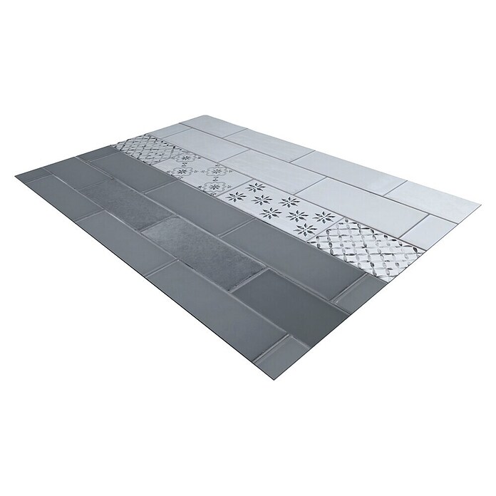 Protector de pared de cocina Cenefa (L x An x Es: 90 cm x 60 cm x 3 mm, Azul, Aluminio) | BAUHAUS