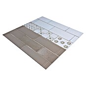 Protector de pared de cocina Cenefa (L x An x Es: 60 cm x 60 cm x 3 mm, Marrón, Aluminio) | BAUHAUS
