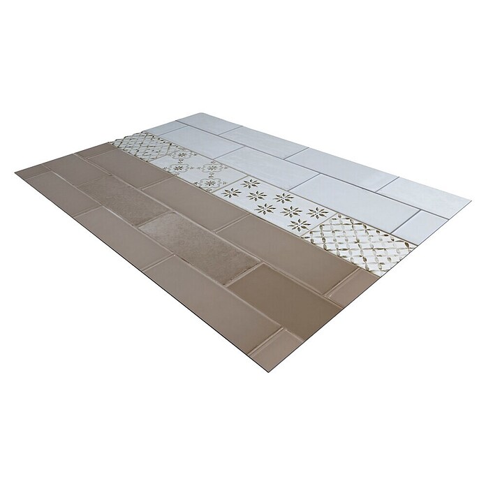 Protector de pared de cocina Cenefa (L x An x Es: 90 cm x 60 cm x 3 mm, Marrón, Aluminio) | BAUHAUS