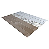 Protector de pared de cocina Cenefa (L x An x Es: 90 cm x 60 cm x 3 mm, Marrón, Aluminio) | BAUHAUS