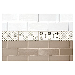 Protector de pared de cocina Cenefa (L x An x Es: 90 cm x 60 cm x 3 mm, Marrón, Aluminio)