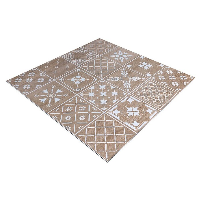 Protector de pared de cocina Hidra (L x An x Es: 60 cm x 60 cm x 3 mm, Marrón, Aluminio) | BAUHAUS